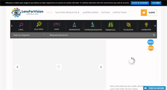 Desktop Screenshot of lensforvision.com