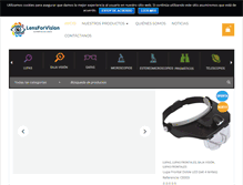 Tablet Screenshot of lensforvision.com